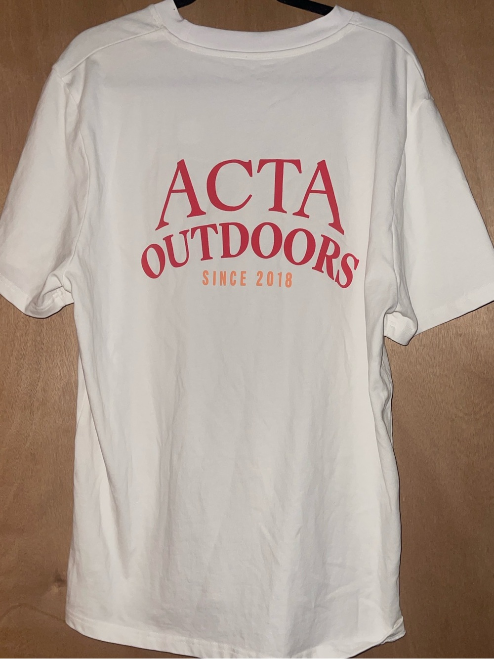 ACTA Outdoors Daily Oversized White Tee